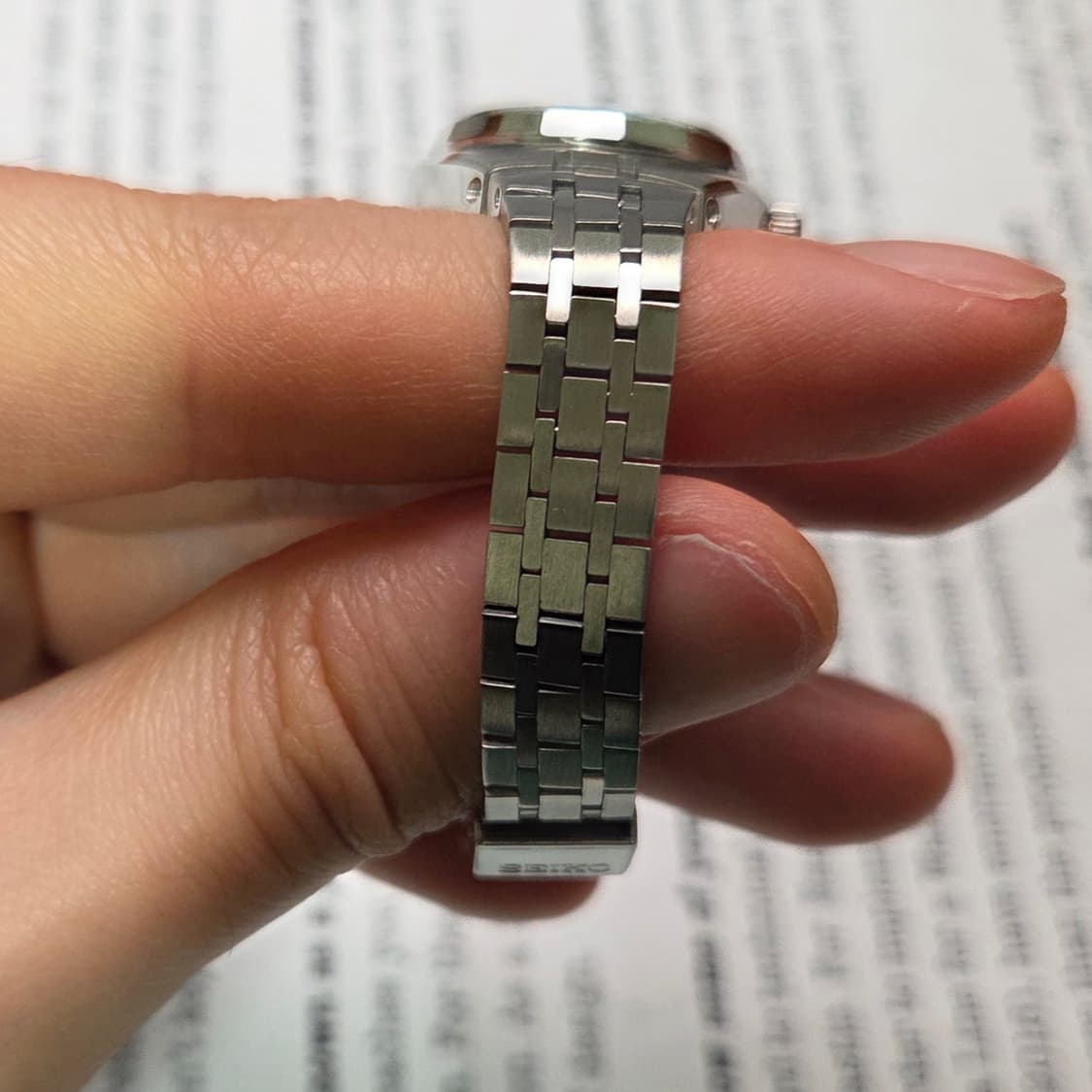 빈티지 세이코 옴브레 그린 다이얼 한자 데이데이트 오토매틱 여성용  상품이미지7