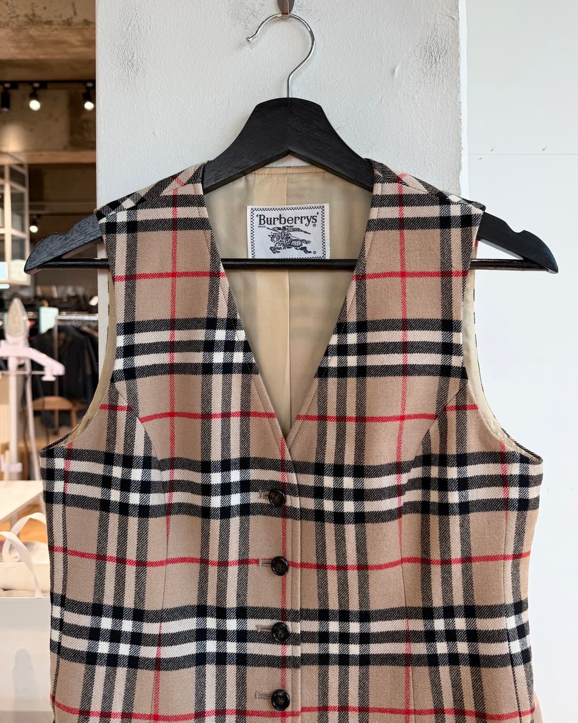 버버리 브라운 노바체크 베스트  상품이미지3