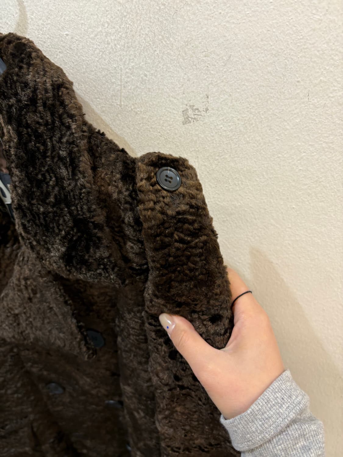 PPFM brown fur coat 상품이미지2