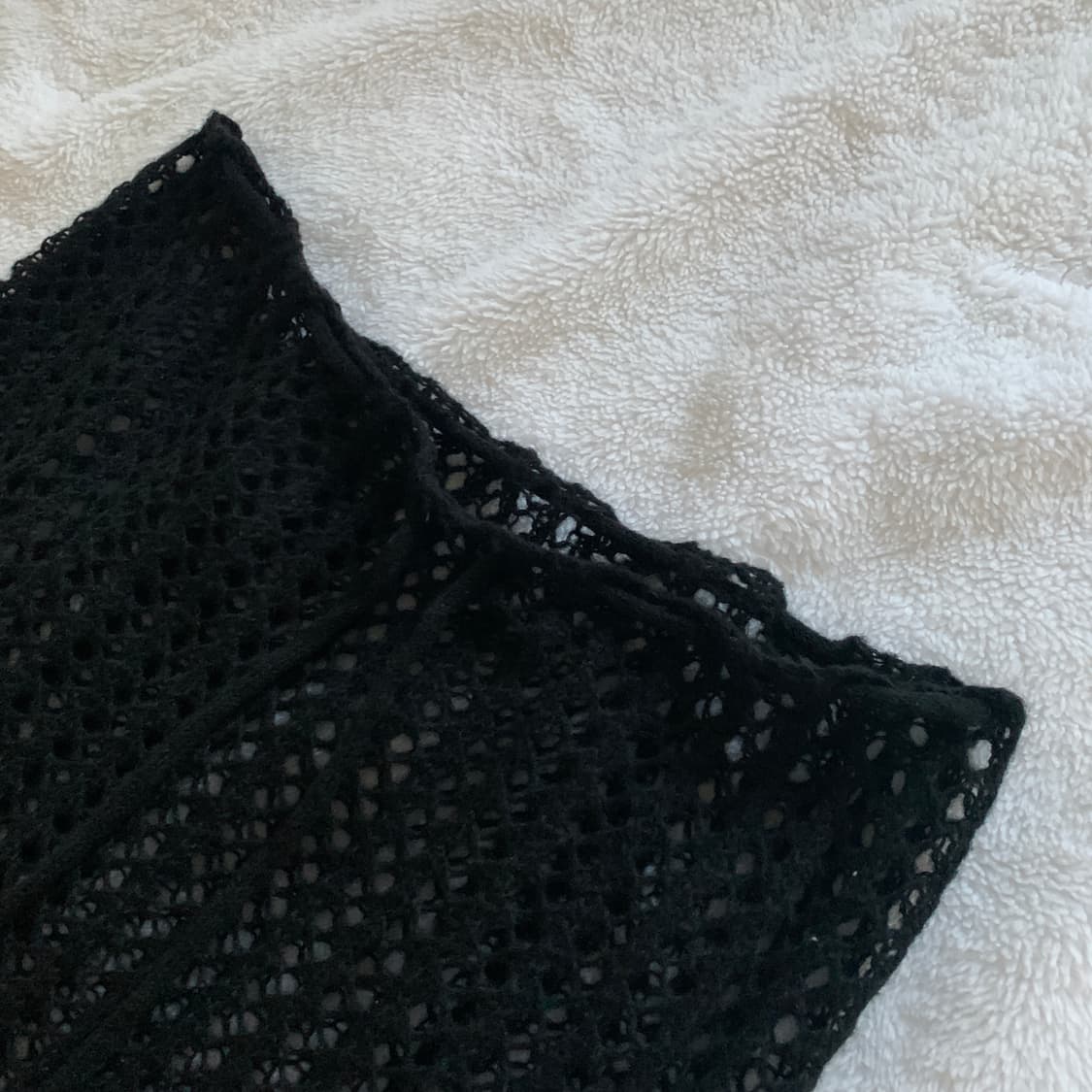 크로셰 니트 레이어드 스커트 상품이미지5