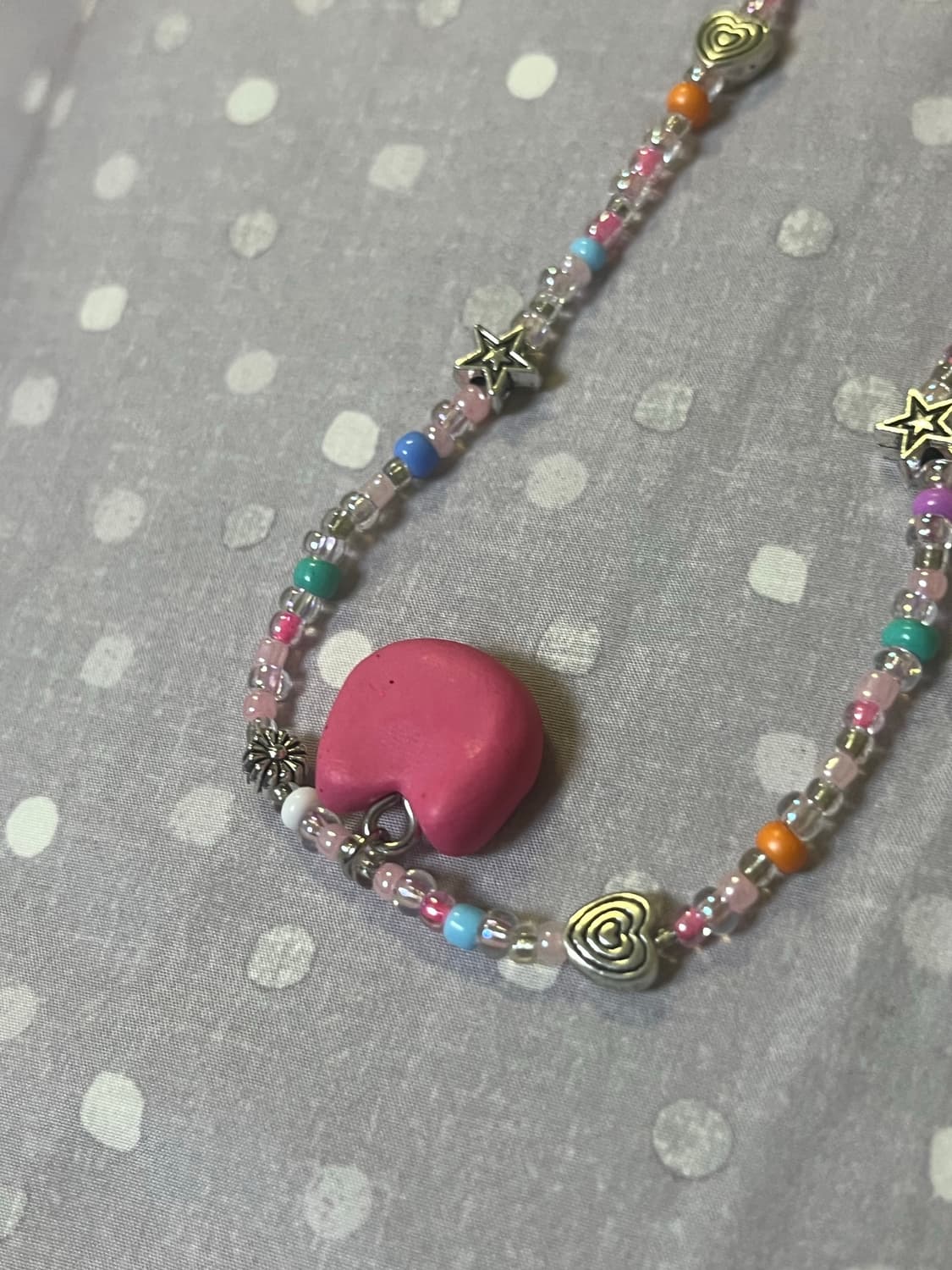 [핸드메이드] 고양이 비즈목걸이 상품이미지7