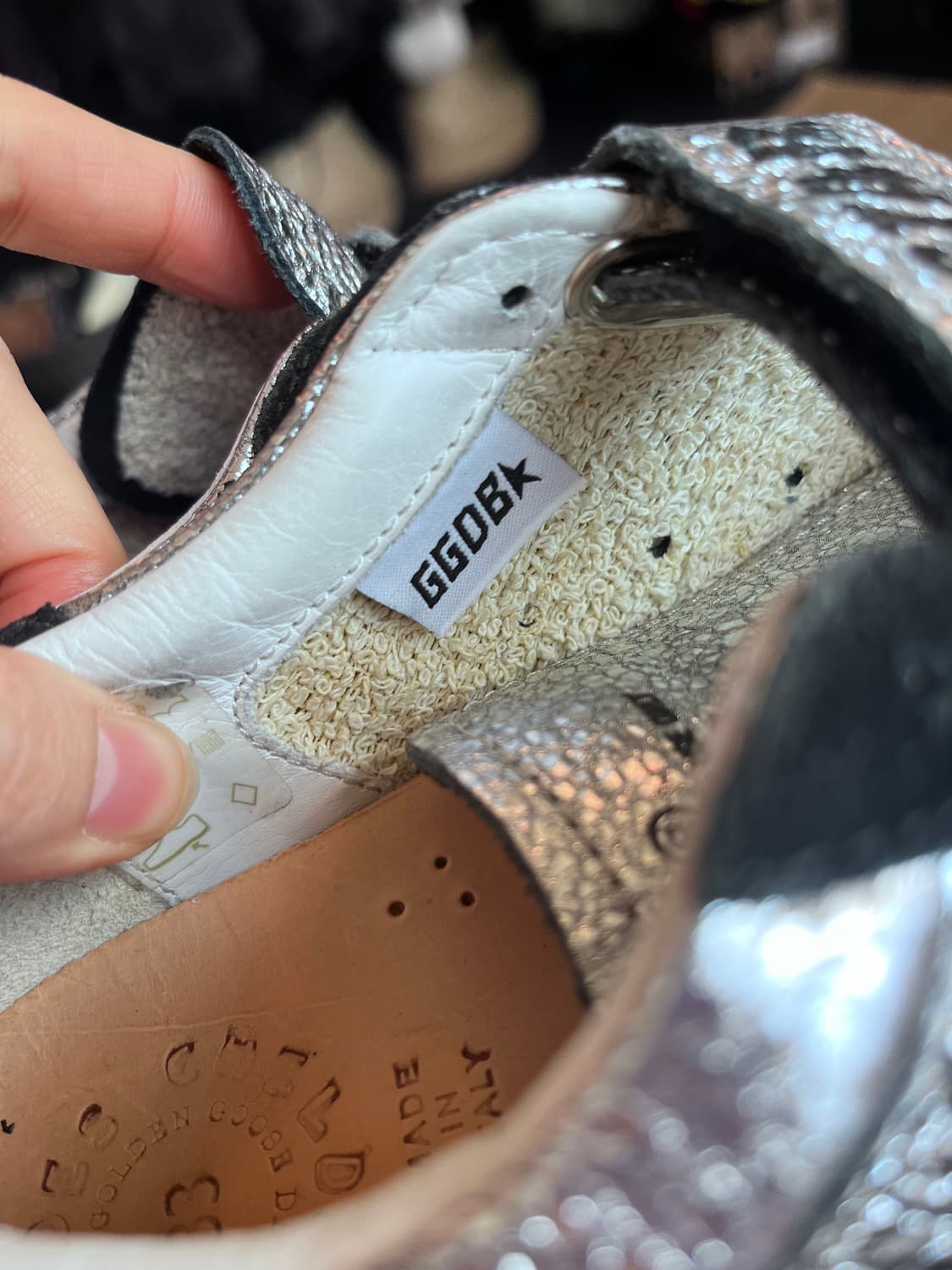 골든구스 키즈 슈퍼스타메탈실버 33사이즈 상품이미지8