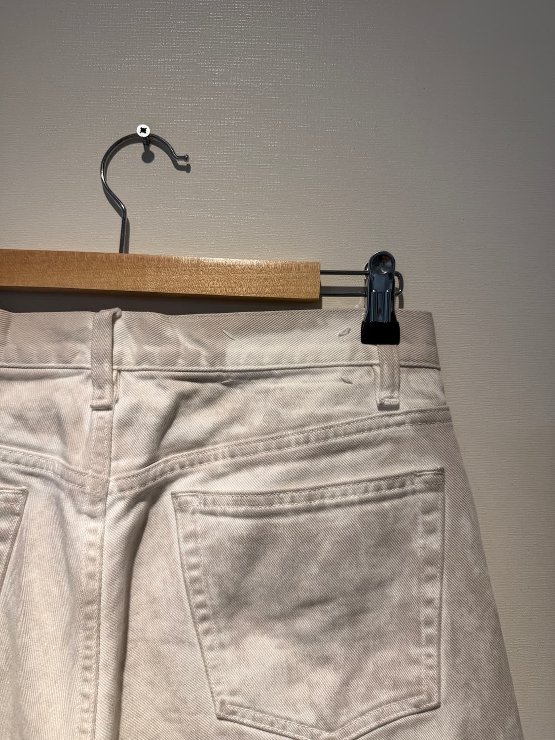 20AW Snow-Washed Cut-off Denim 상품이미지3