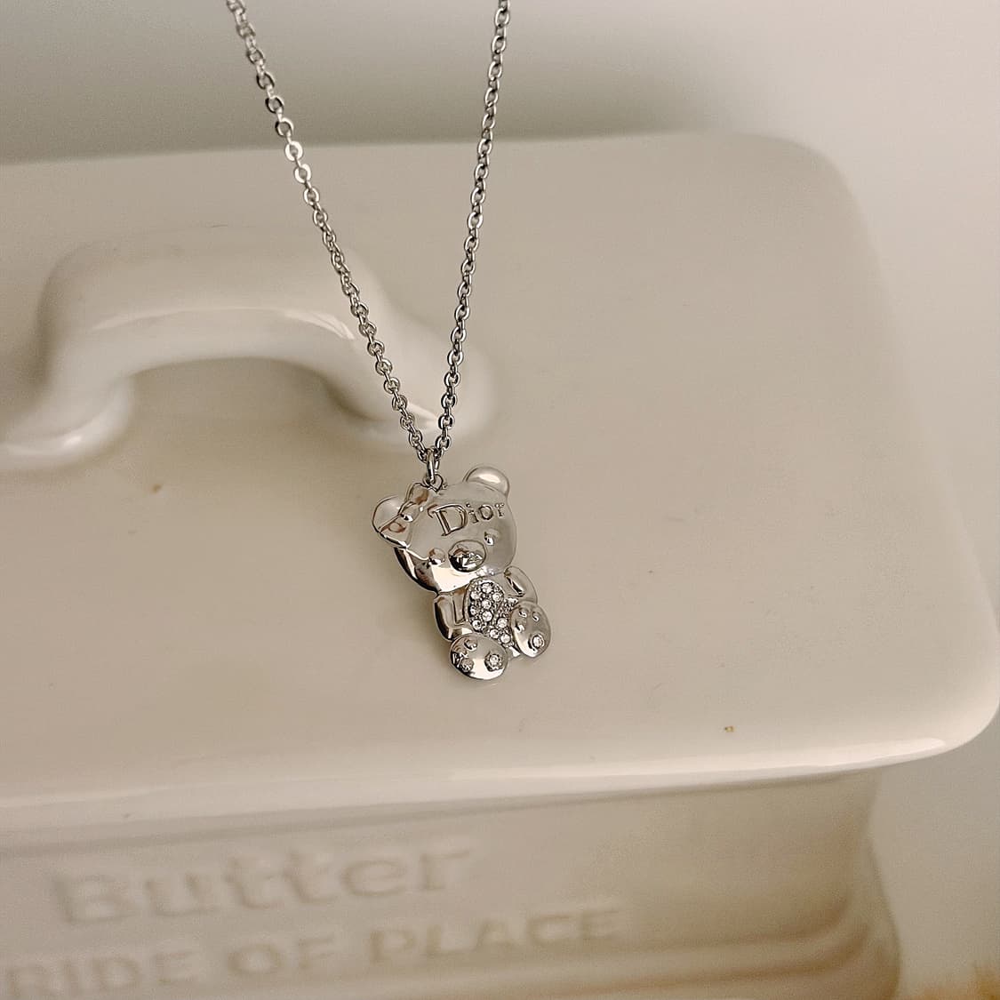 디올 곰돌이 목걸이 [희귀] 상품이미지1