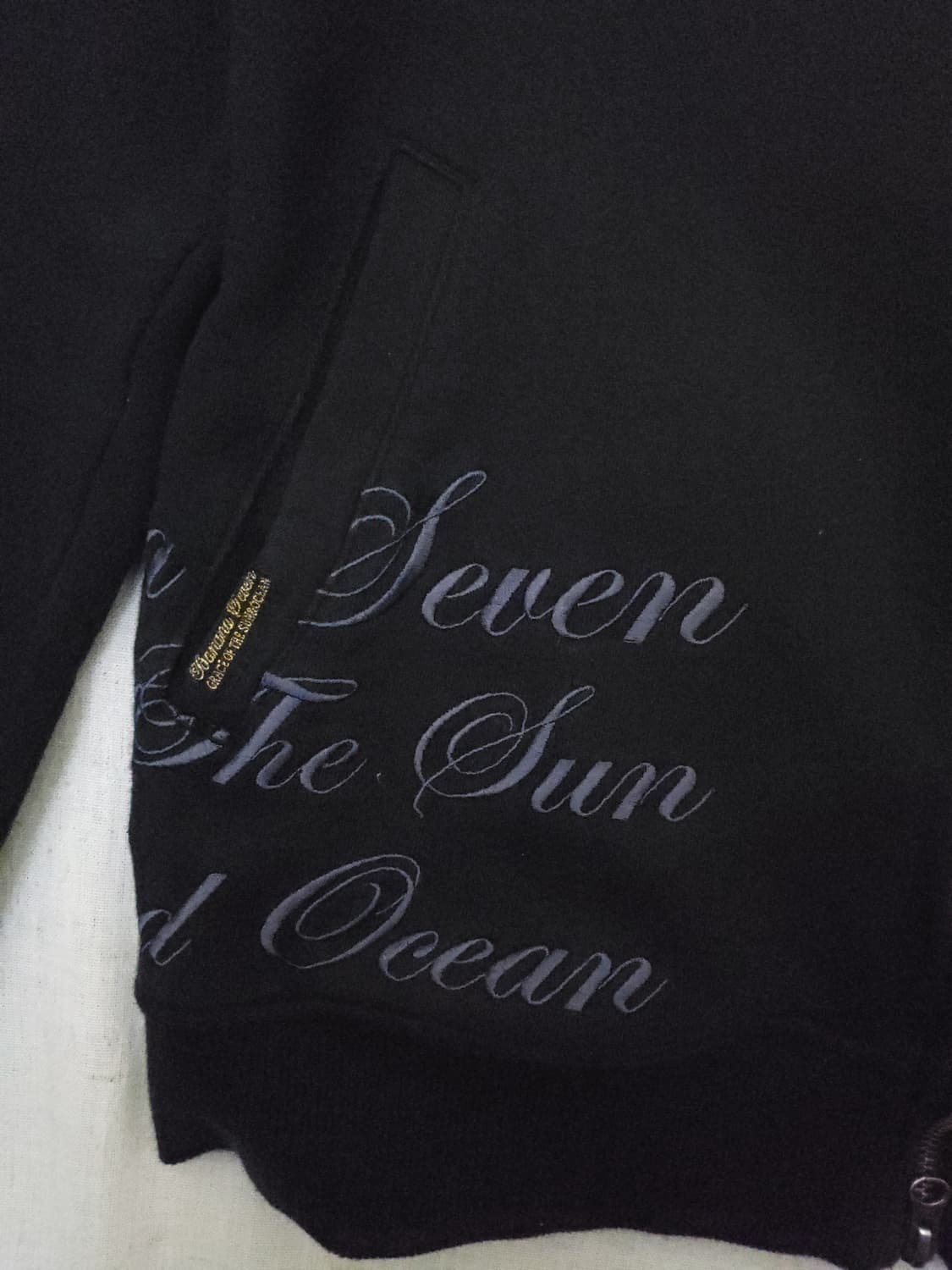 BANANA SEVEN 블랙 프린팅 후드집업 L 상품이미지3