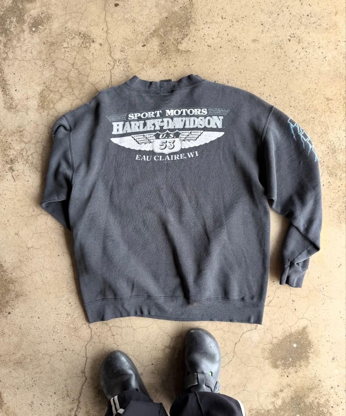 90s 할리데이비슨 라이트닝 스웻 상품이미지5
