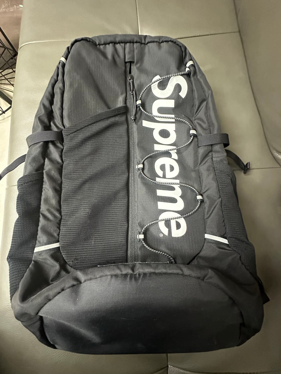 슈프림 코듀라 백팩 블랙 상품이미지1