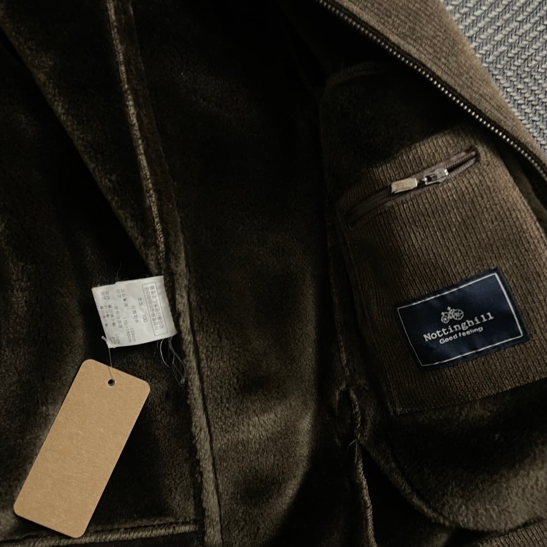 Nottinghill 브라운 코듀로이 퍼 자켓 o 4410 상품이미지5
