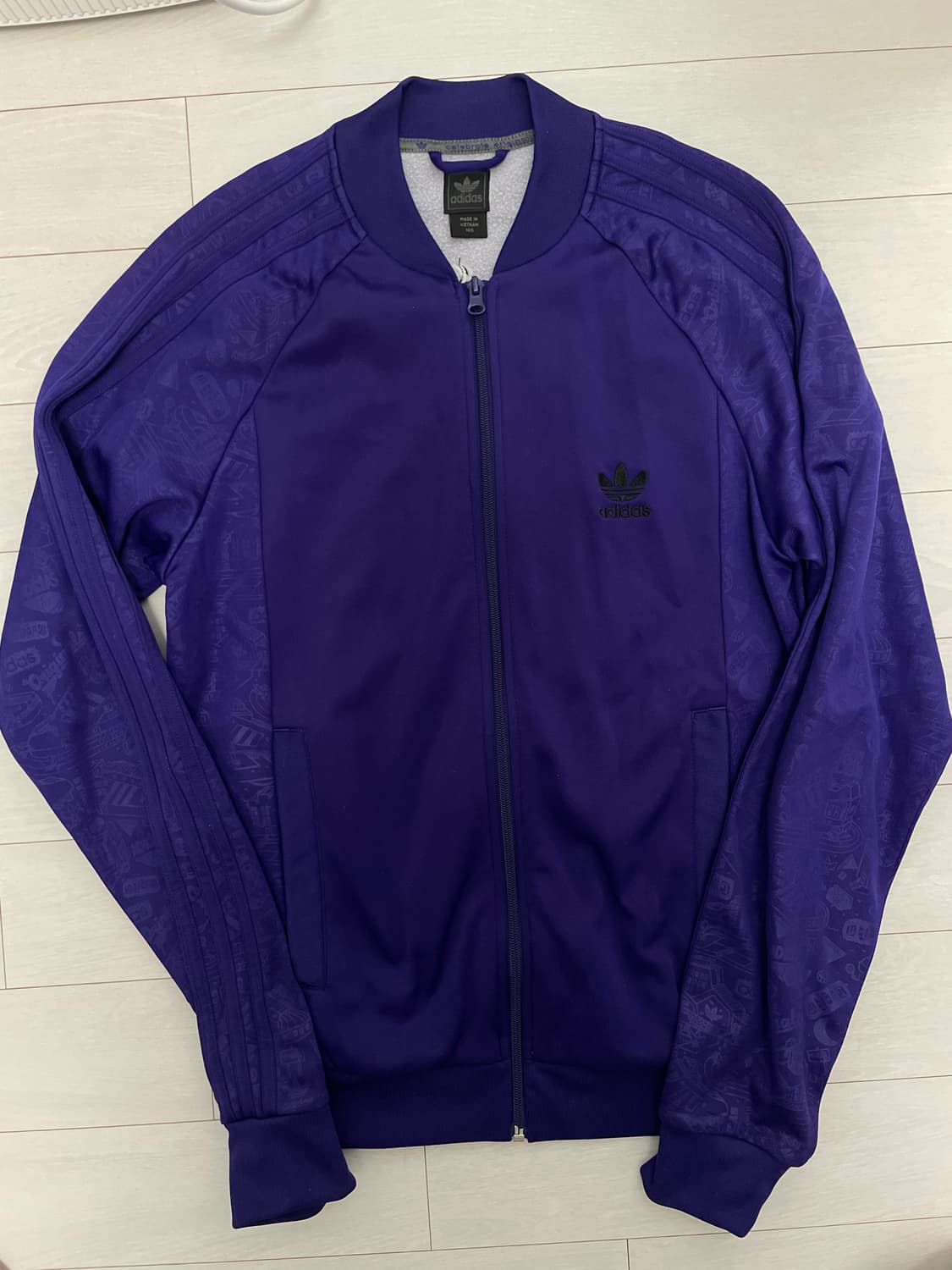 아디다스 오리지널 보라색 트랙탑 105 상품이미지1