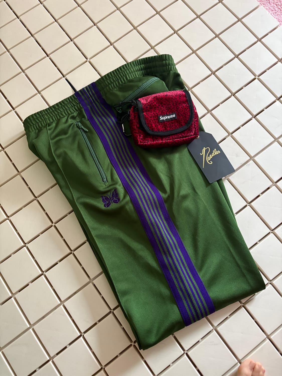 Needles 올리브 트레닝팬츠 상품이미지6