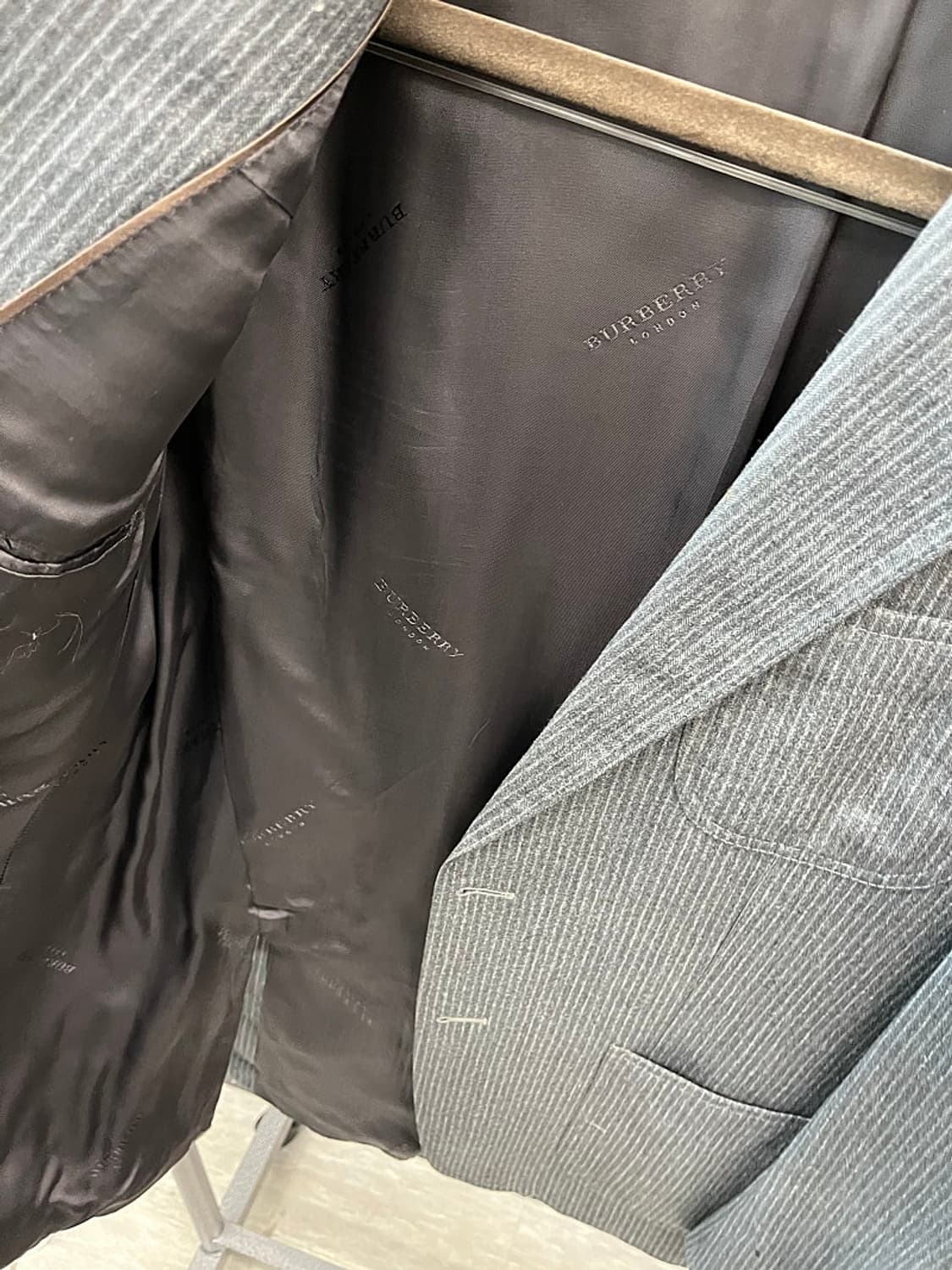110) 버버리 스트라이프 울자켓  상품이미지8