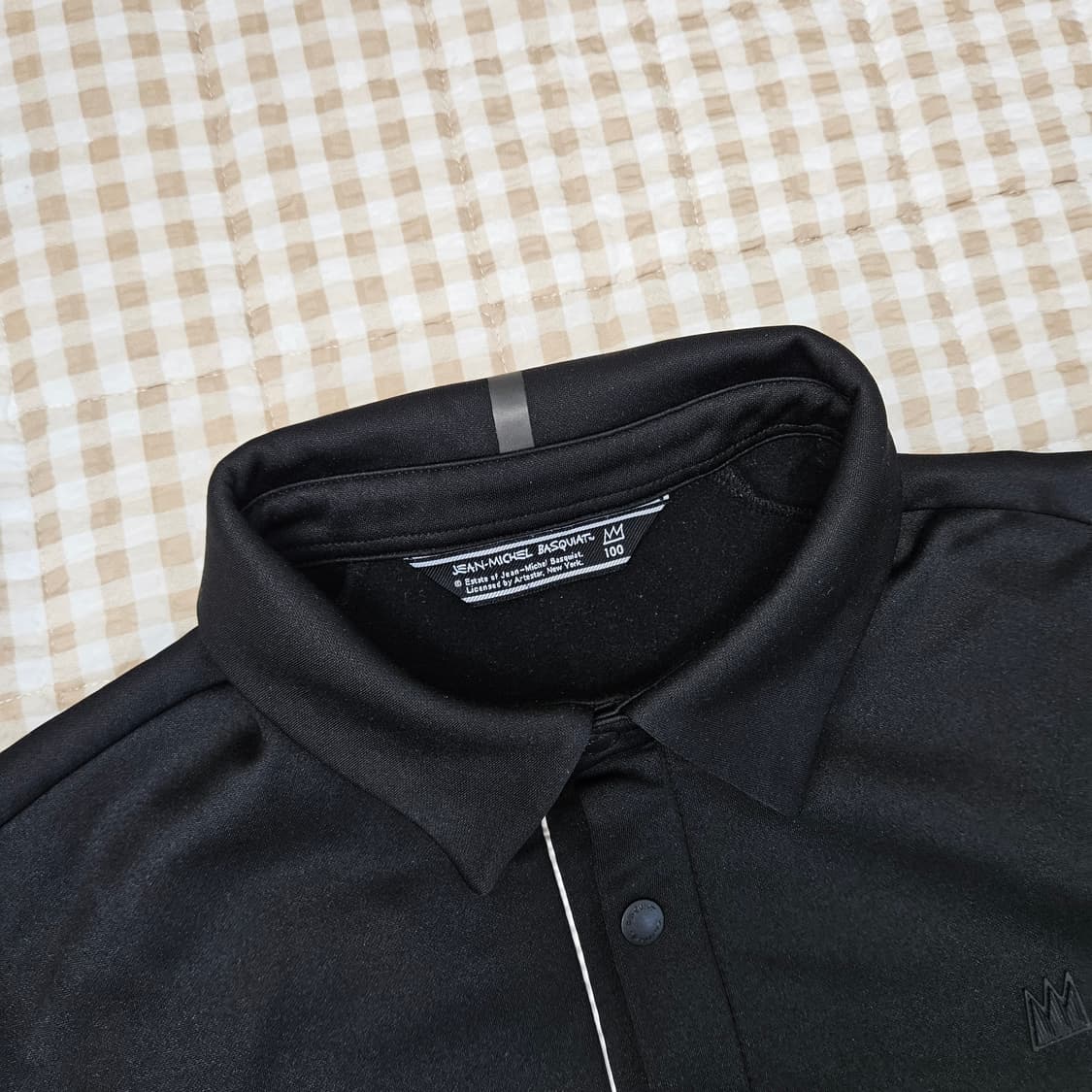 장미쉘바스키아 기모 긴팔 카라티 남자100 상품이미지2