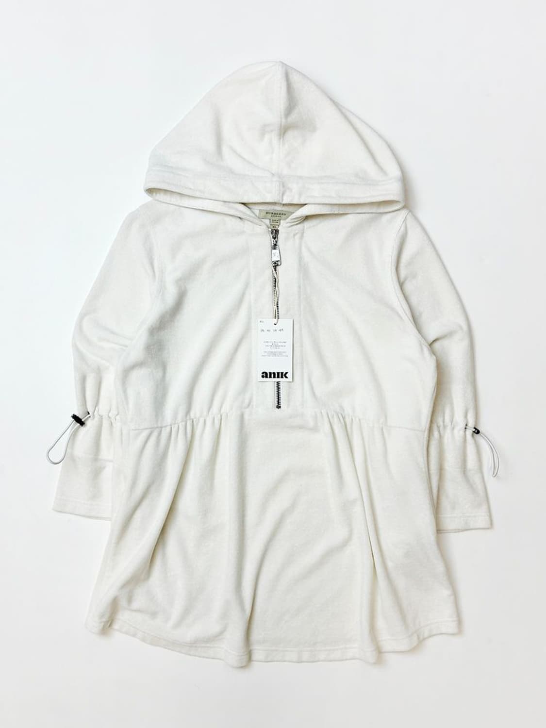 버버리 00s 셔링 7부핏 타올 후드티 PN5170 상품이미지1