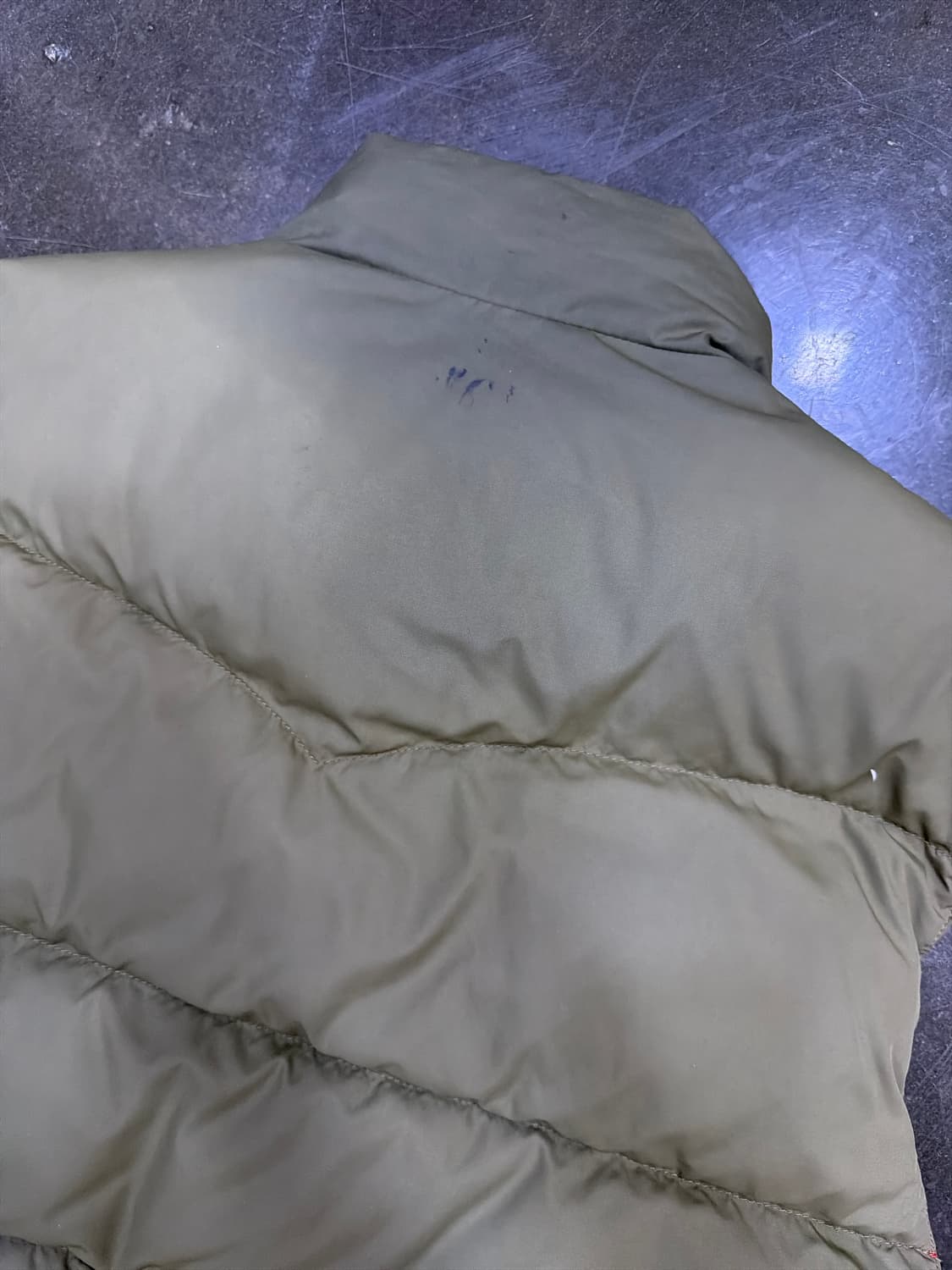 폴로 랄프로렌 리버시블 구스 다운 패딩 베스트 카키/레드 XXL 상품이미지8