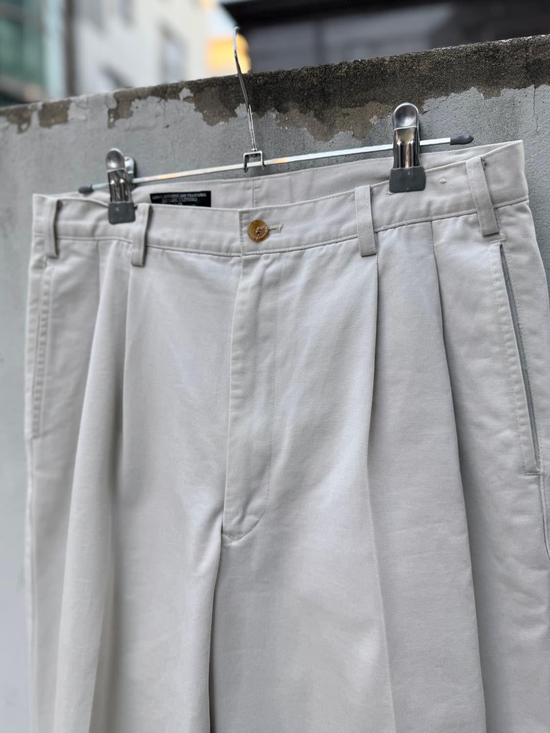 맥그리거 크림 투턱 트라우저 상품이미지2