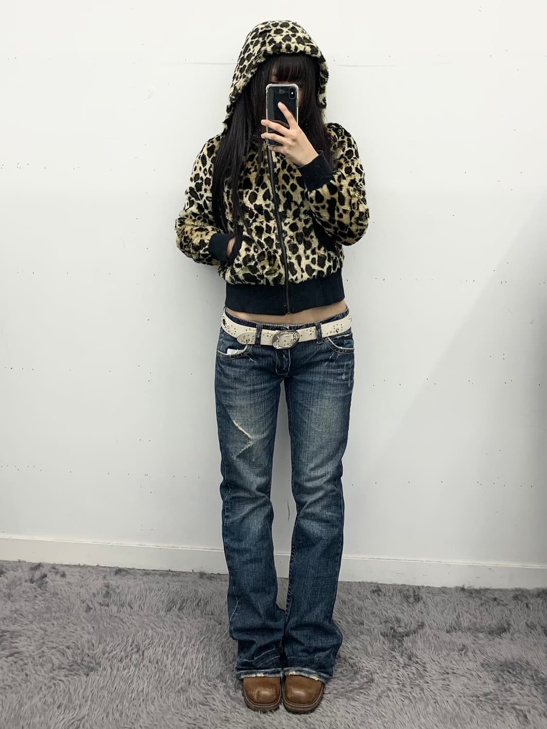 Y2k 로우라이즈 부츠컷 데님 상품이미지1