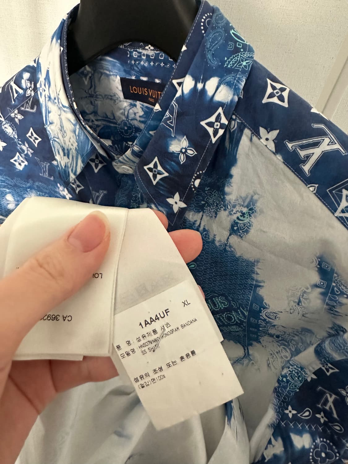 [백화점판]루이비통 반다나 셔츠 자켓 XL 상품이미지5