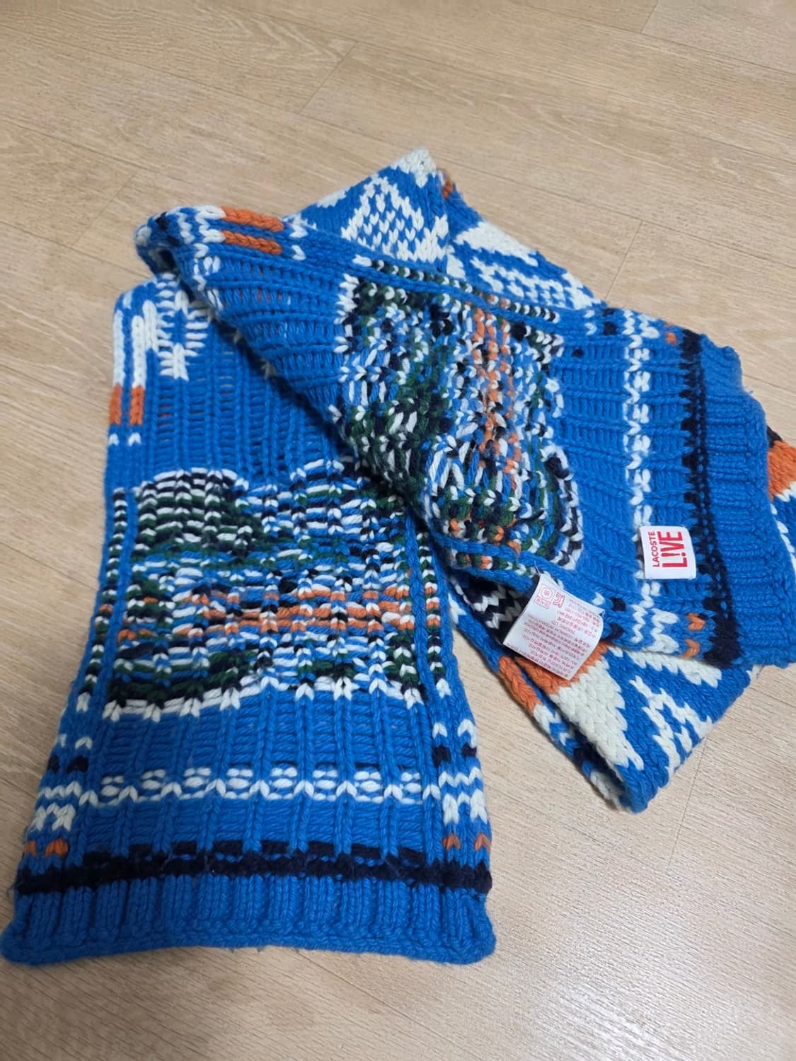 라코스테 울혼방 니트 머플러 상품이미지4