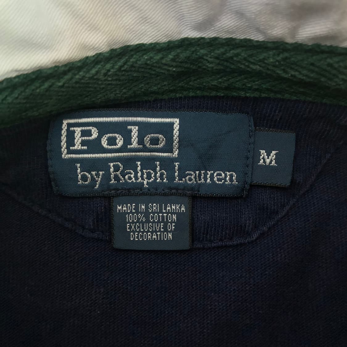 Polo 폴로 랄프로렌 네이비 버건디 빅포니 아이코닉 럭비티 상품이미지5