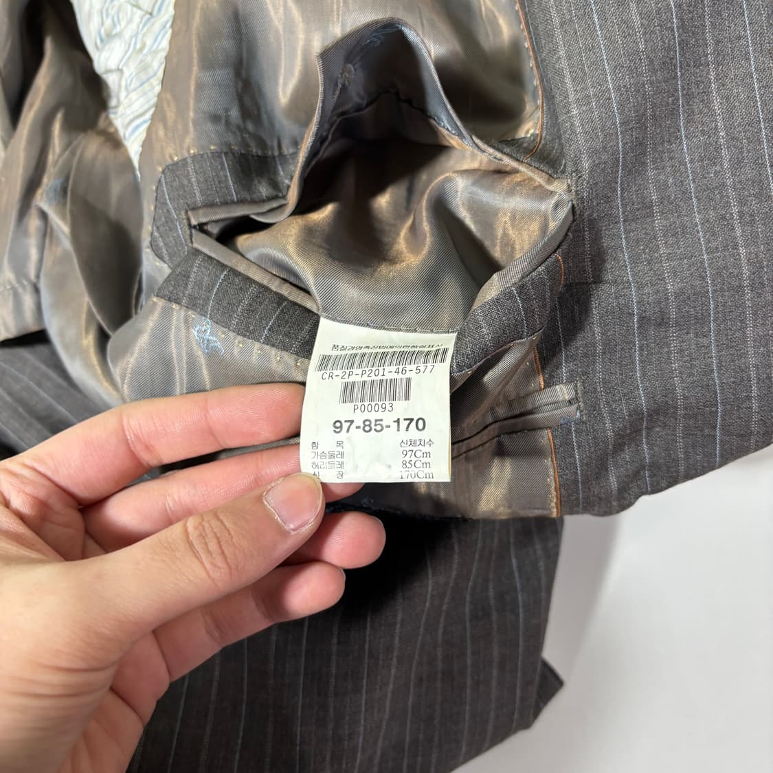 95 M 에르메네질도 제냐 로로피아나 로얄스탠다드 스트라이프 블레이져 상품이미지5