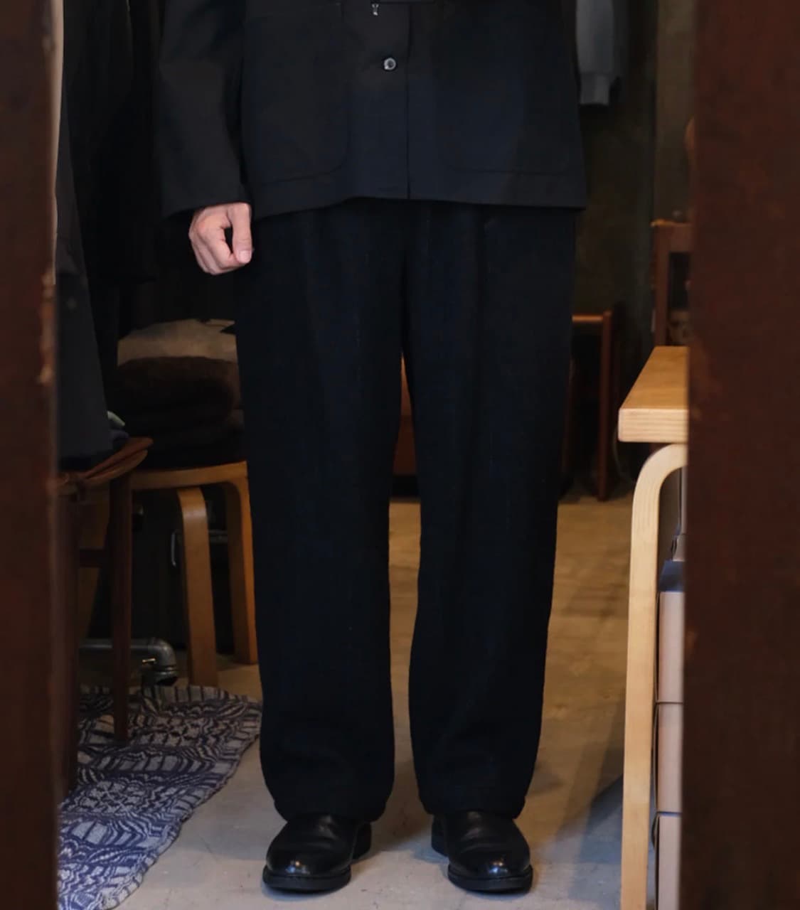yoko sakamoto kasuri pant 상품이미지3