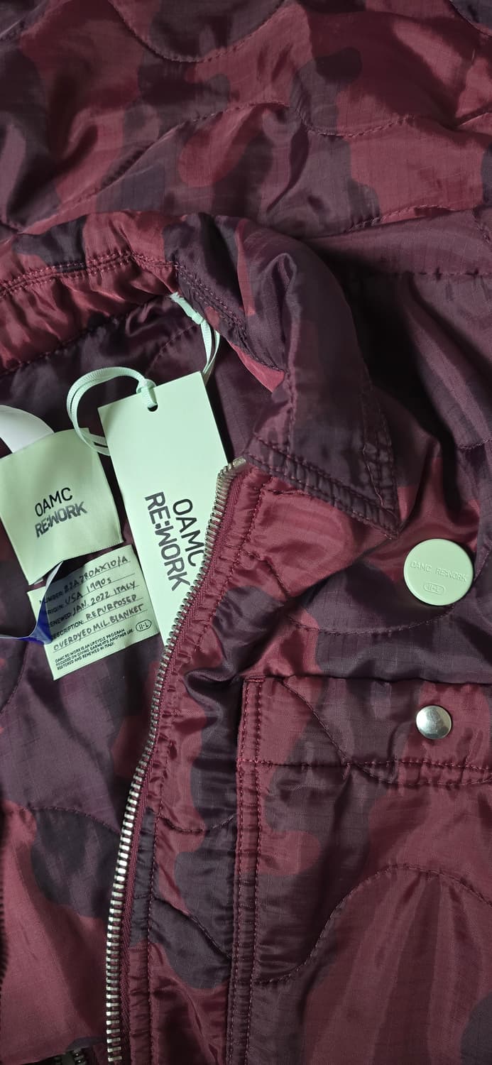 OAMC 오에이엠씨 남성 리워크 카모 우븐 셔츠 자켓 점퍼 L 새상품 상품이미지3