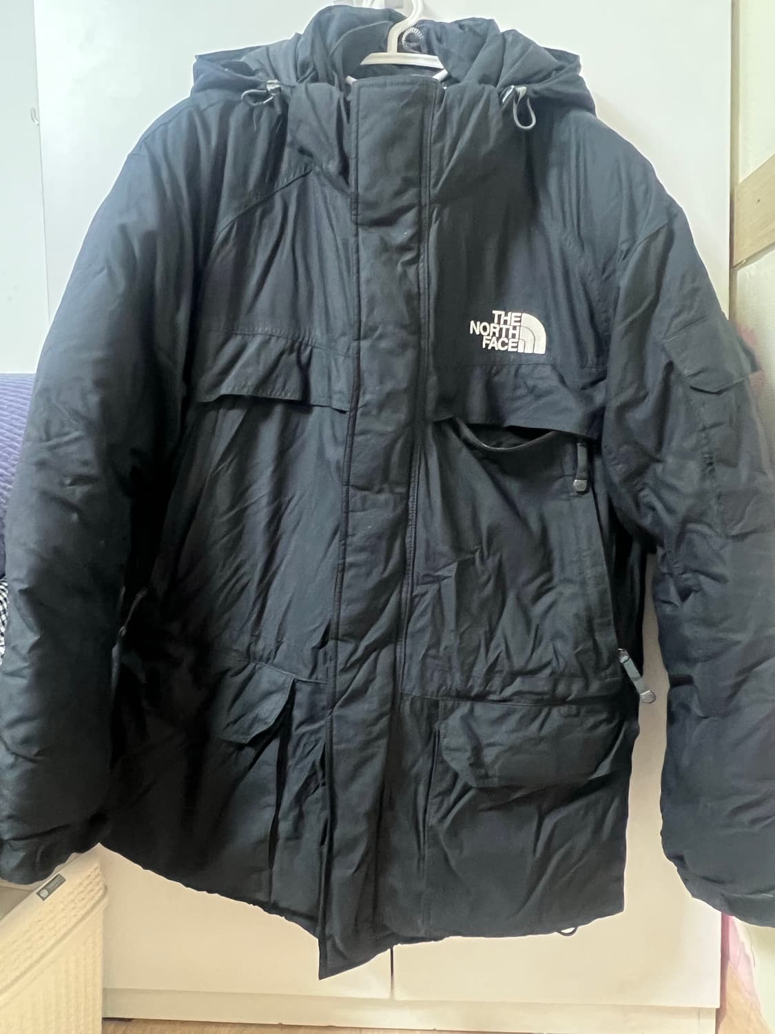 노스페이스 하이벤트 덕다운 남성 블랙 패딩 L 상품이미지1