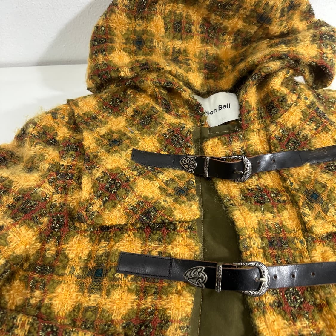 S 95 앤더슨벨 다샤 트위드 숏 더플코트 상품이미지3