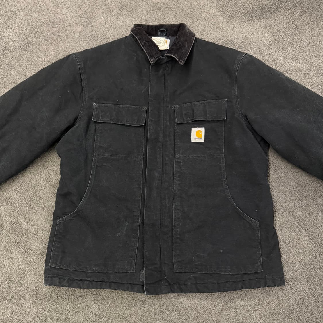 [정품] 칼하트 C03 블랙 덕아크틱 워크 자켓 상품이미지3