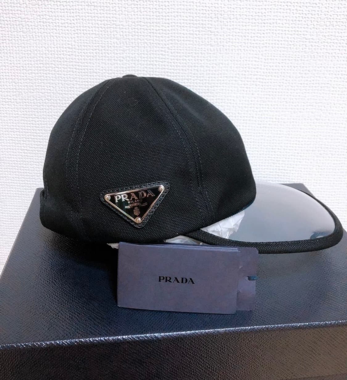 초레어 PRADA clear brim cap 사이즈 M 상품이미지3