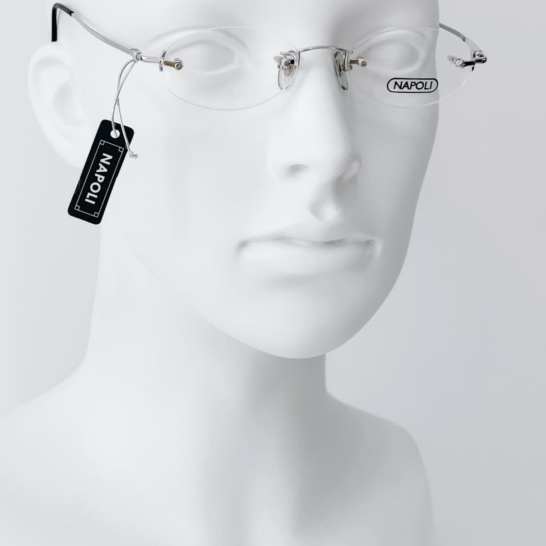 NAPOLI 실버 무테 데드스탁 빈티지안경 상품이미지5