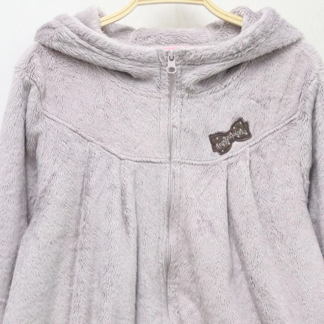 메조피아노 핑크 후리스 후드집업 60980 상품이미지5