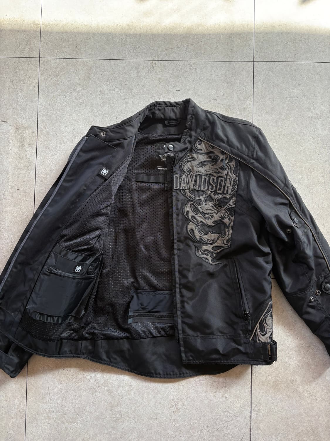 Harley davidson 할리 데이비슨 레이싱 자켓 스컬 스카치 상품이미지4