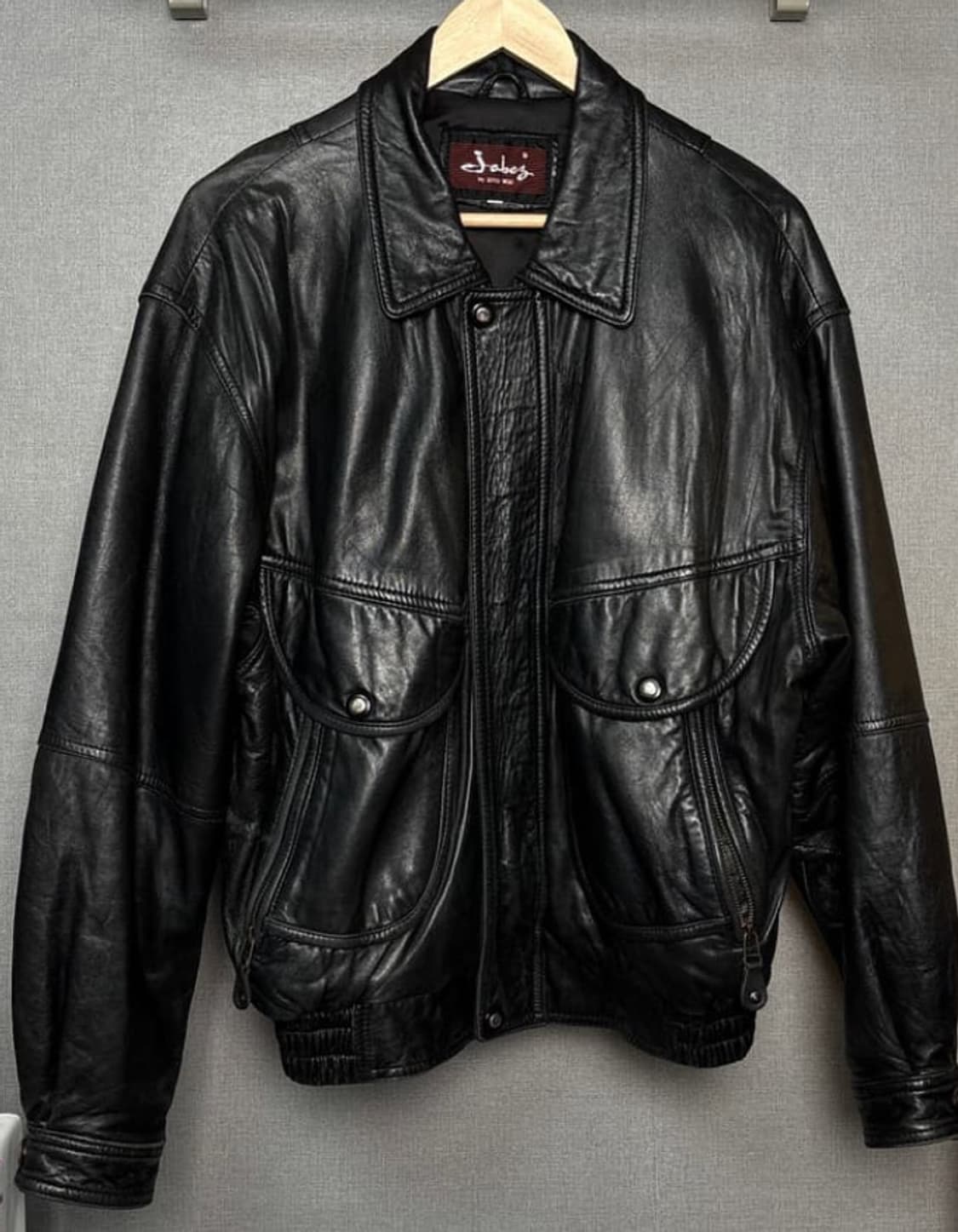 램스킨 레더 봄버자켓 상품이미지2