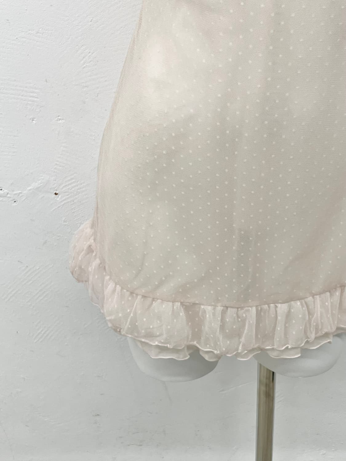 러블리 도트 레이스 슬립 상품이미지3