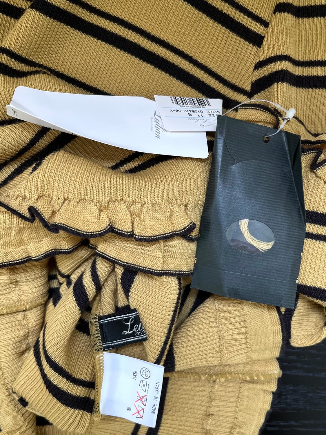 Leilian 스트라이프 터틀넥 상품이미지3