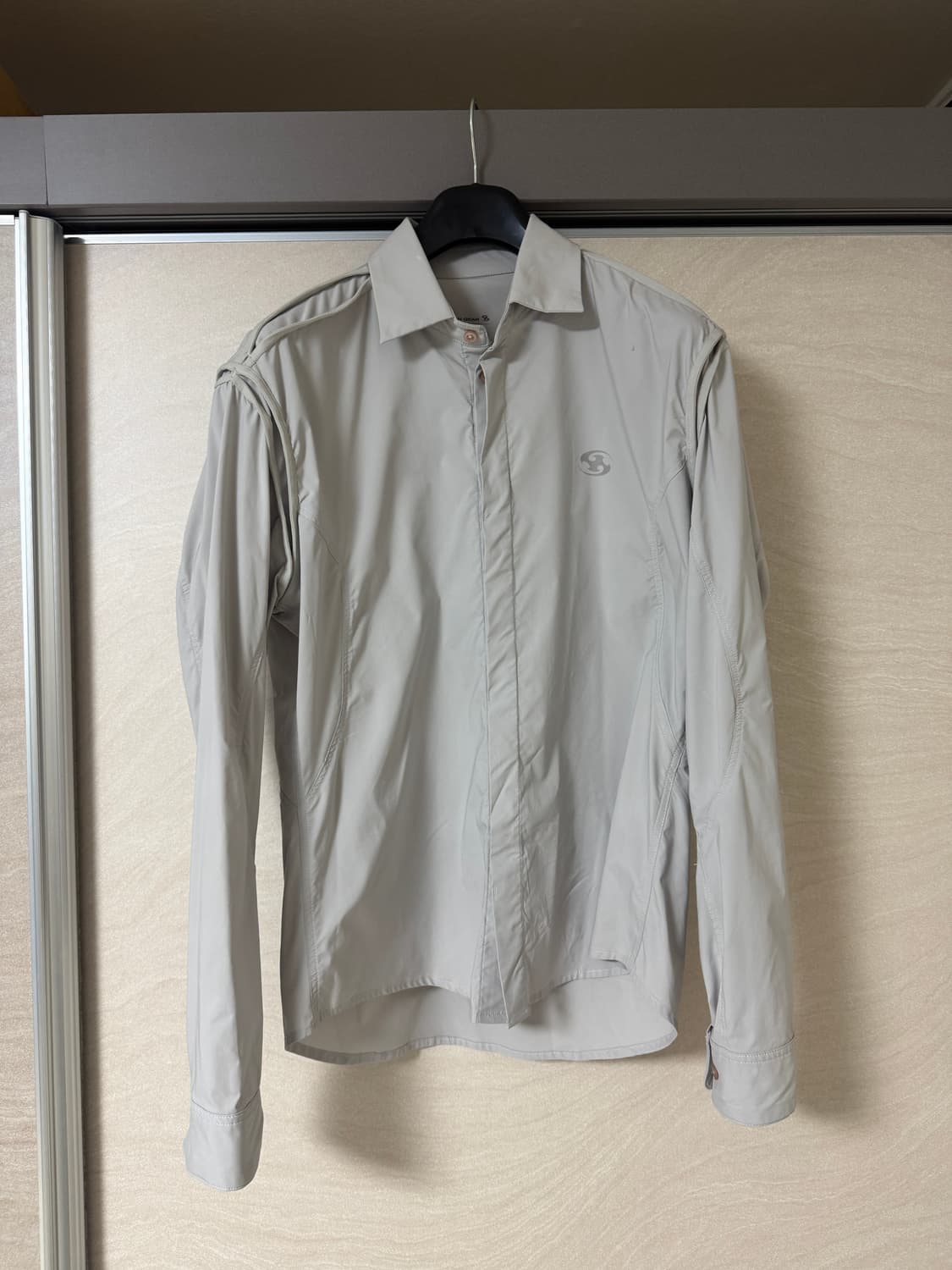 산산기어 트라이메쉬 그레이 셔츠 그레이 23SS 2사이즈 상품이미지2