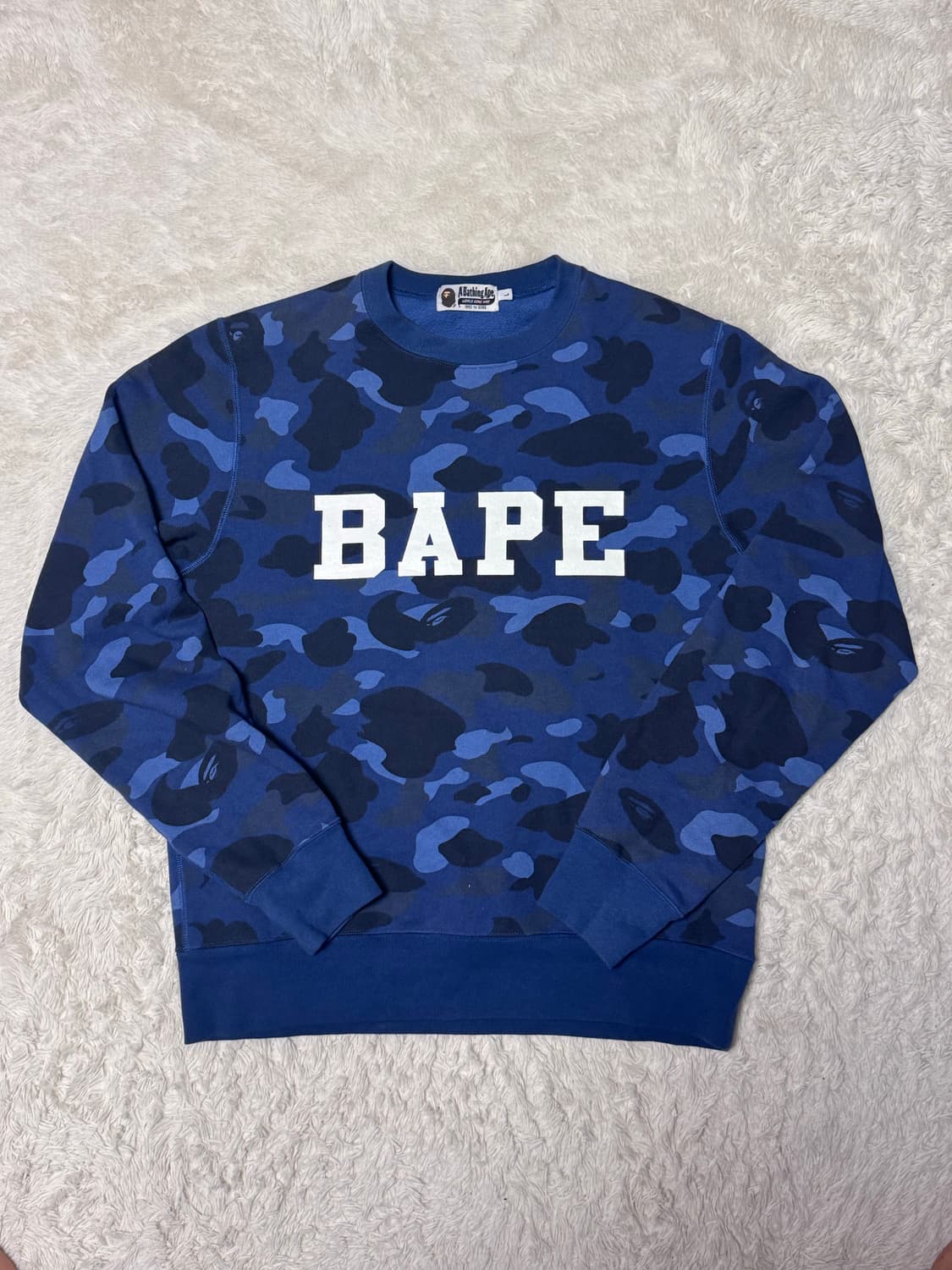 베이프 15ss 카모 맨투맨 상품이미지1