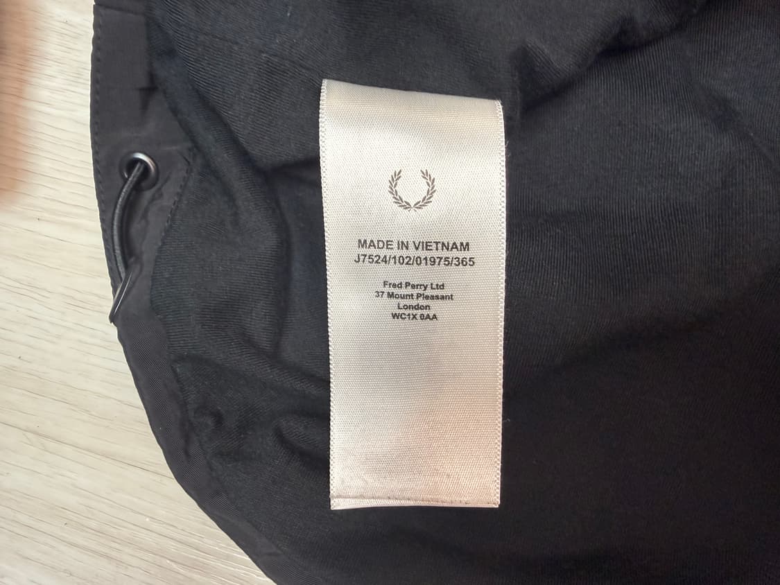 [105] 프레드페리 후드 하프집업 아노락 상품이미지6