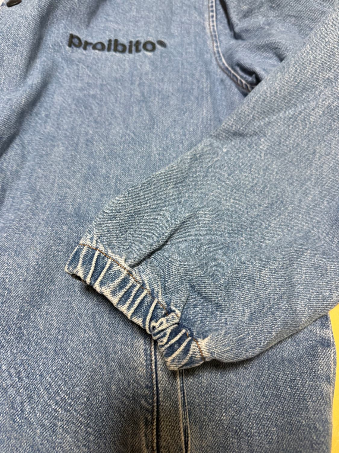 MSGM 코치 데님 오버사이즈핏 자켓 105  상품이미지5