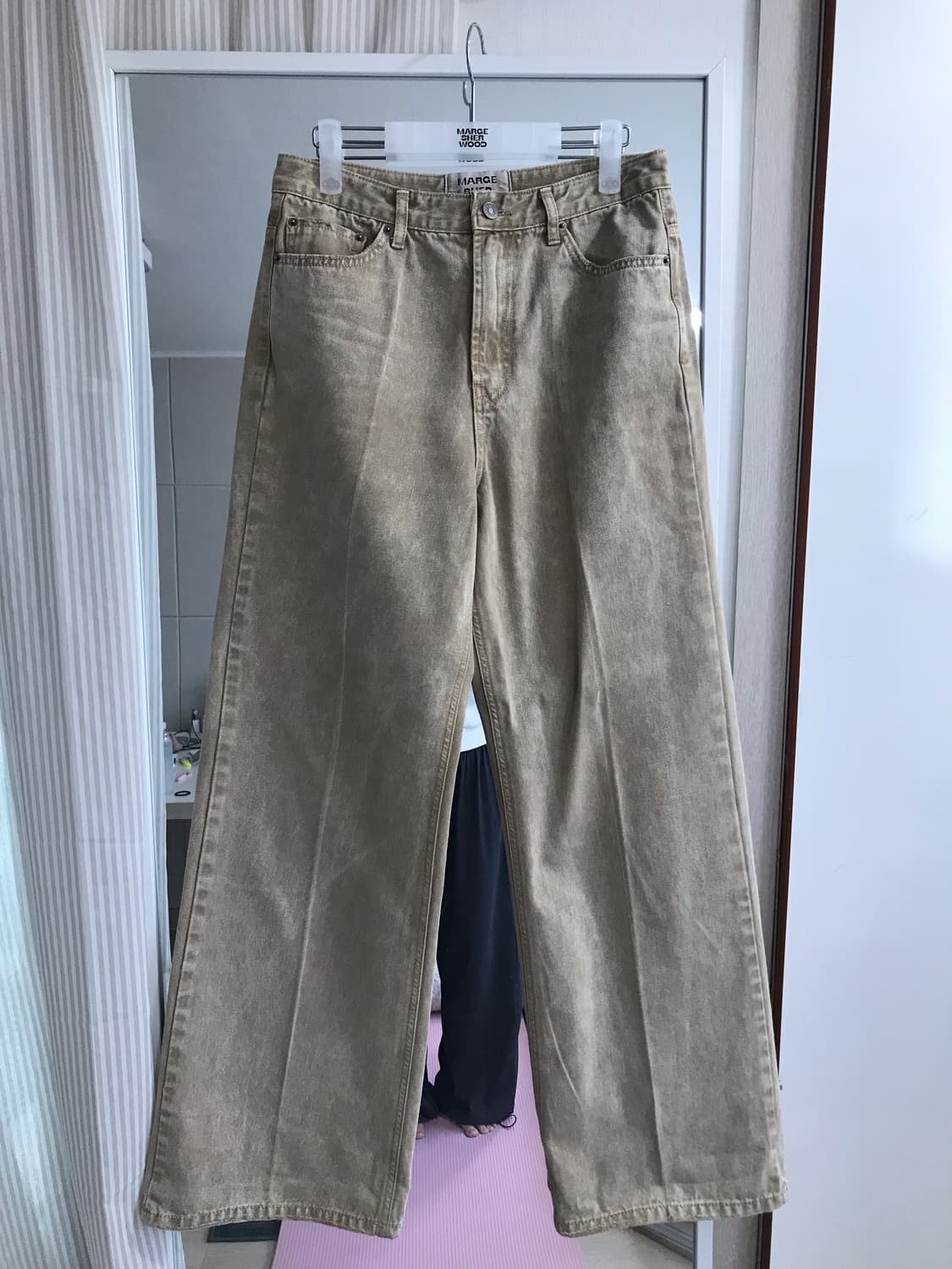 마지셔우드 데님팬츠 SNOW WASHED BOOTSCUT DENIM 상품이미지2