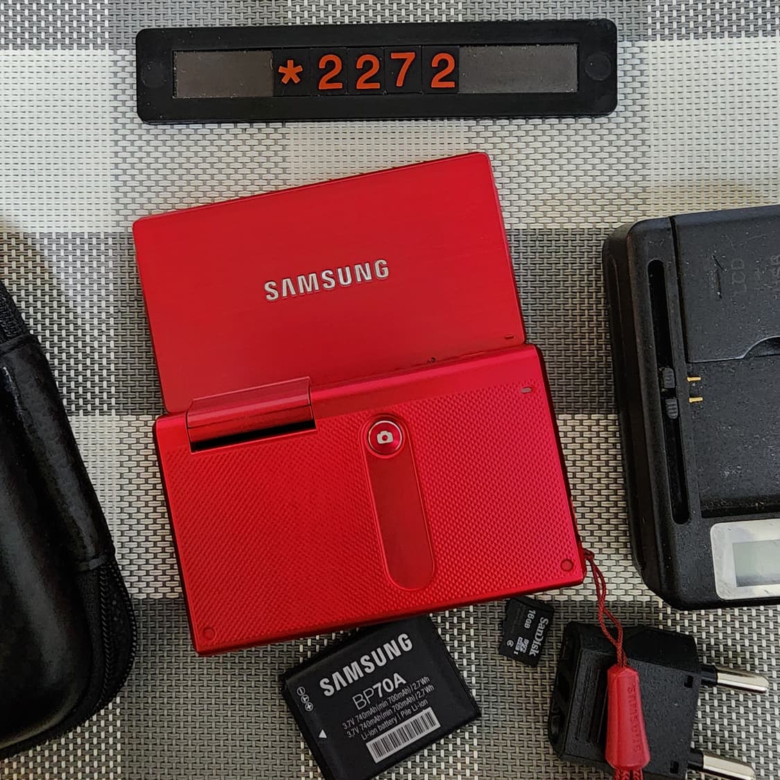 삼성 MV 800 디지털카메라 레드바디 파우치포함 상품이미지8