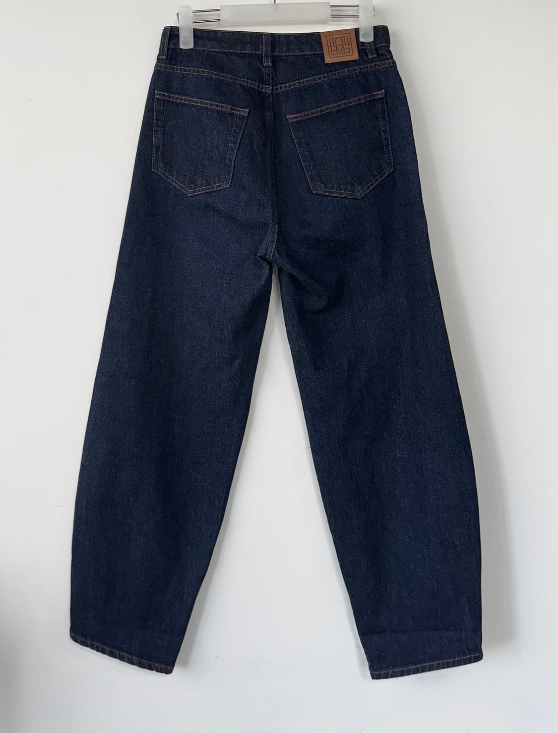 토템 배럴 레그 인디고 데님 진 상품이미지6
