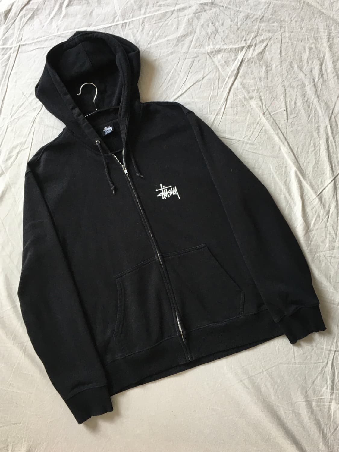 스투시 백로고 후드집업 상품이미지3