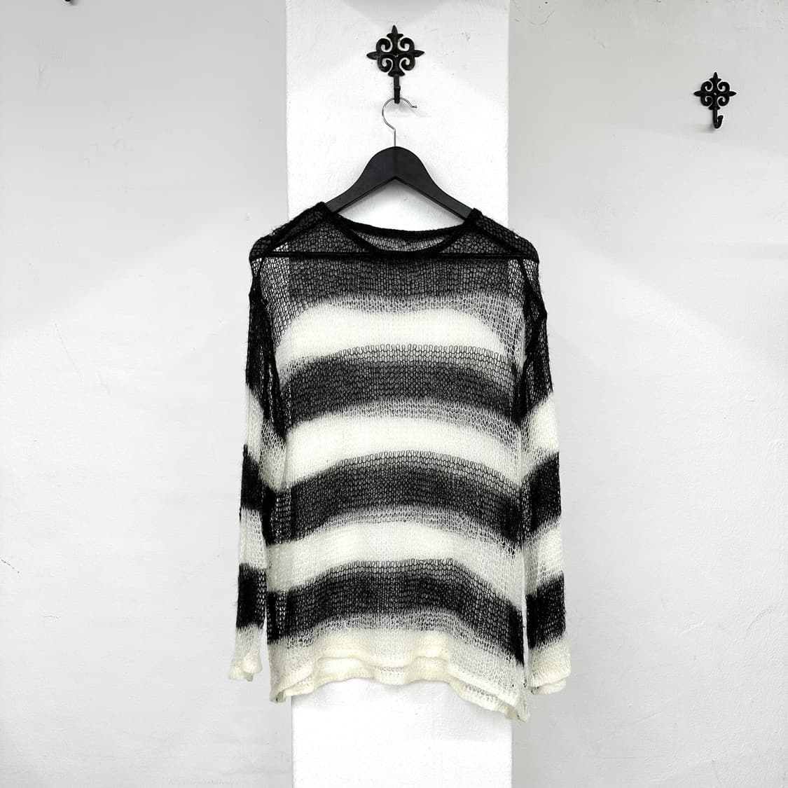 stripe see through knit 상품이미지3