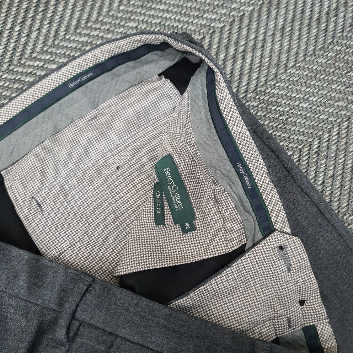 헨리코튼 추동 스판 슬랙스 남자38 상품이미지2