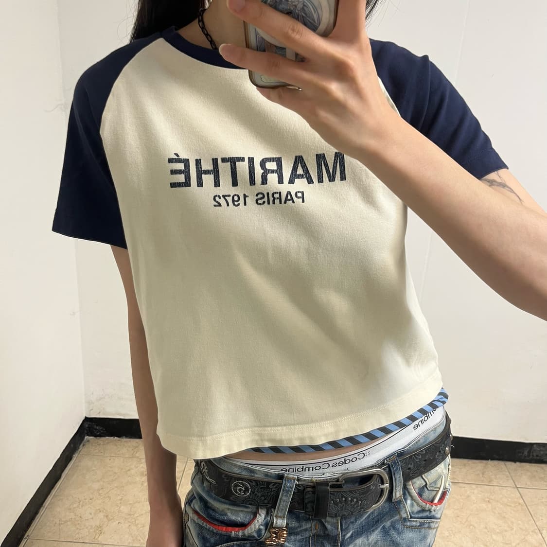 Marithé François Girbaud Raglan Tee 상품이미지2