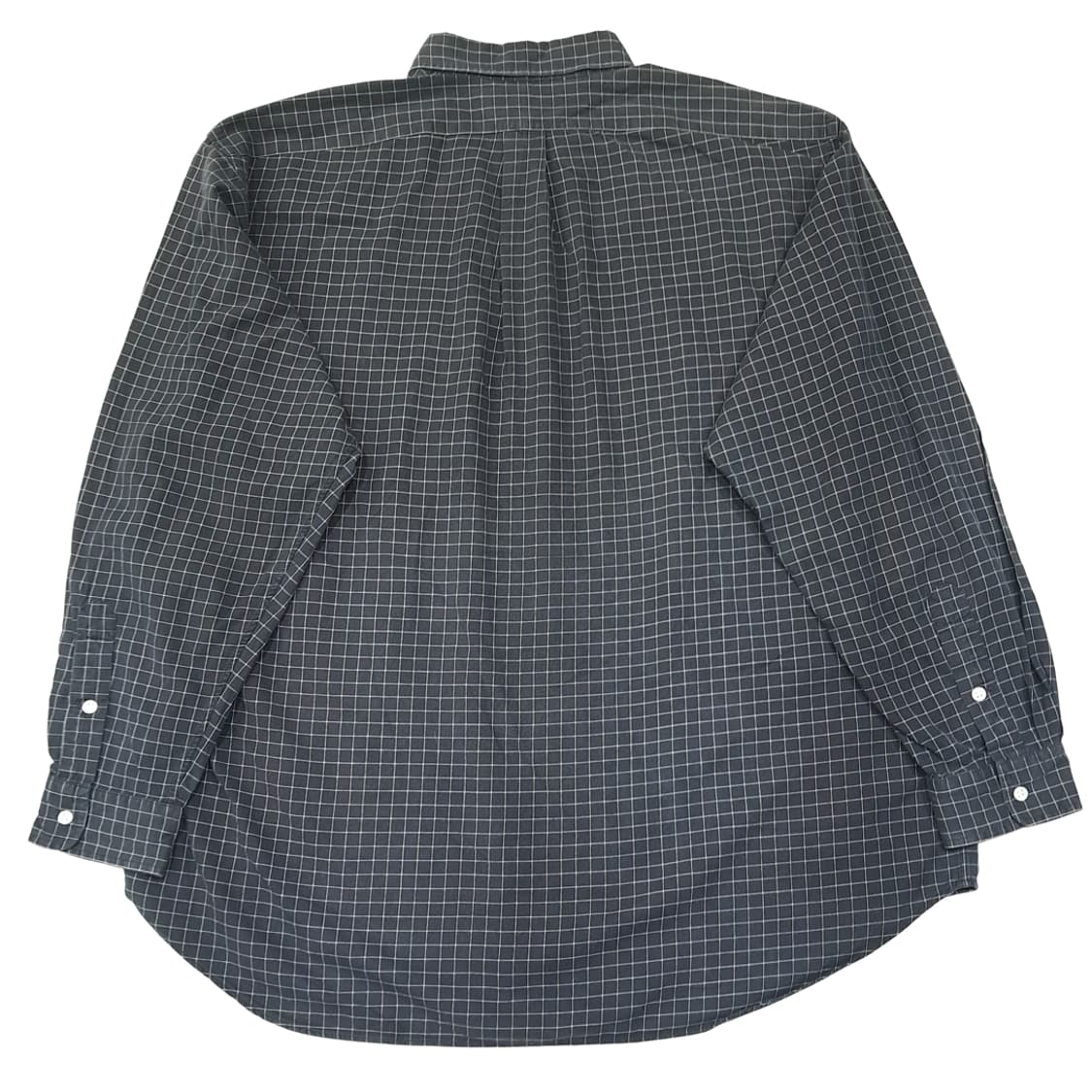 CL659 XL 폴로 90s 블랙 스몰 체크 다크그레이 셔츠 남방 상품이미지6