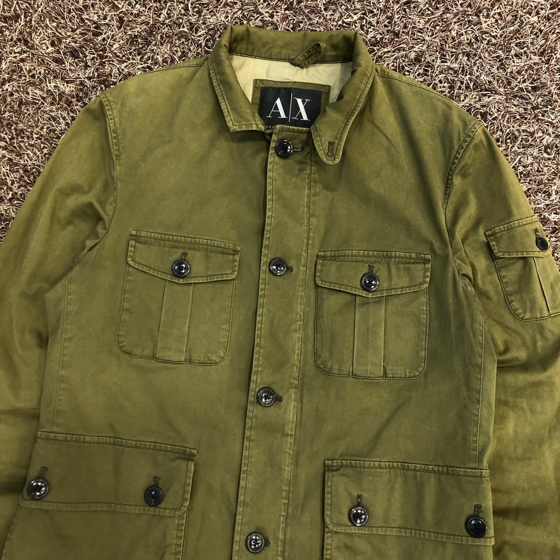 아르마니 익스체인지 밀리터리 쿼드포켓 필드 자켓 상품이미지2