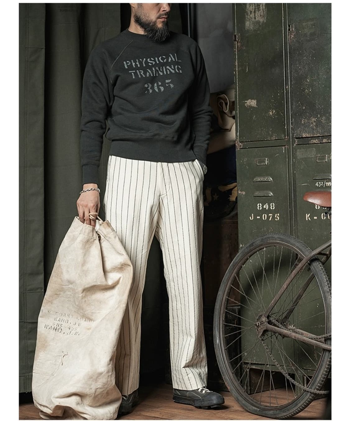 브론슨 피지컬 트레이닝 기모 워싱 맨투맨 38 신품 상품이미지7